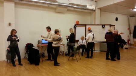 Äppelpaj och mingel